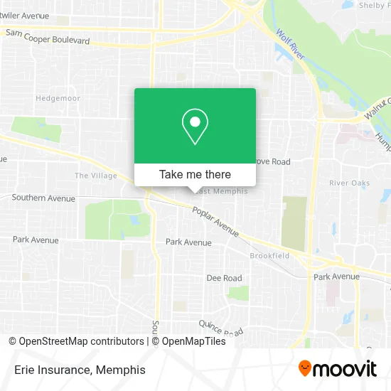 Erie Insurance map
