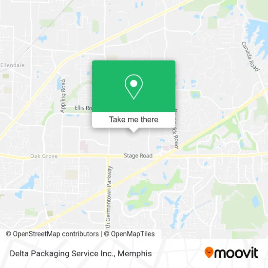 Delta Packaging Service Inc. map