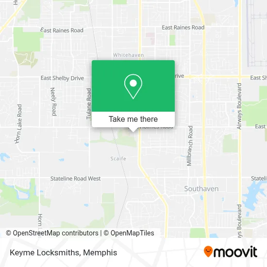 Keyme Locksmiths map