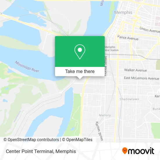 Center Point Terminal map