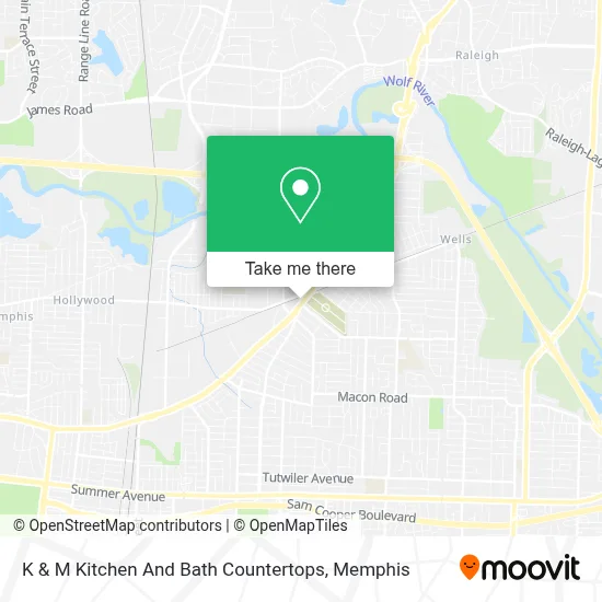 K & M Kitchen And Bath Countertops map