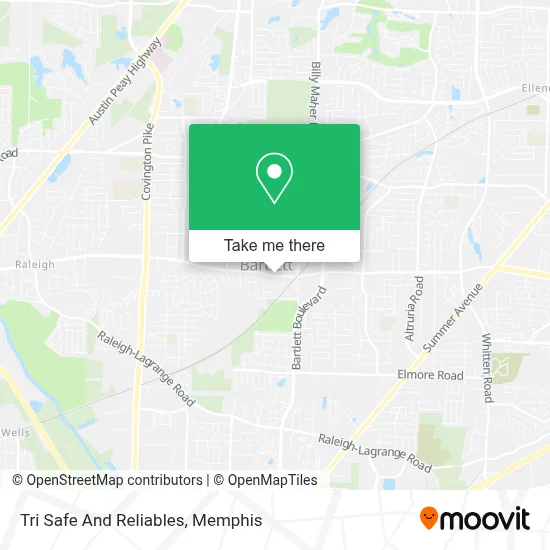 Tri Safe And Reliables map