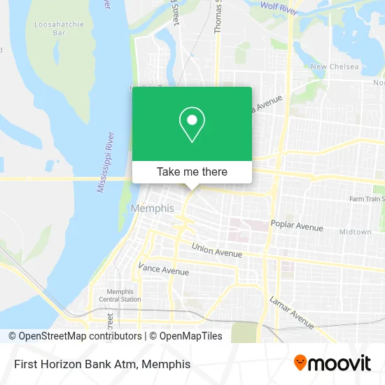First Horizon Bank Atm map