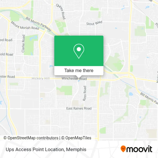 Ups Access Point Location map
