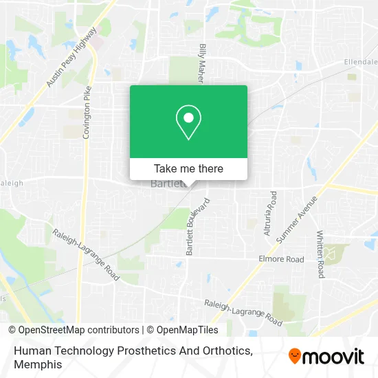 Human Technology Prosthetics And Orthotics map