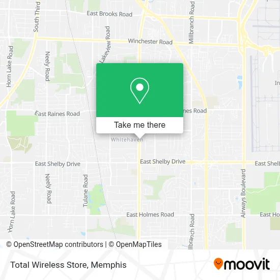 Total Wireless Store map