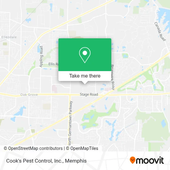 Cook's Pest Control, Inc. map