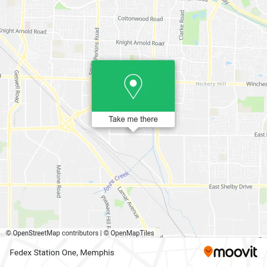Fedex Station One map