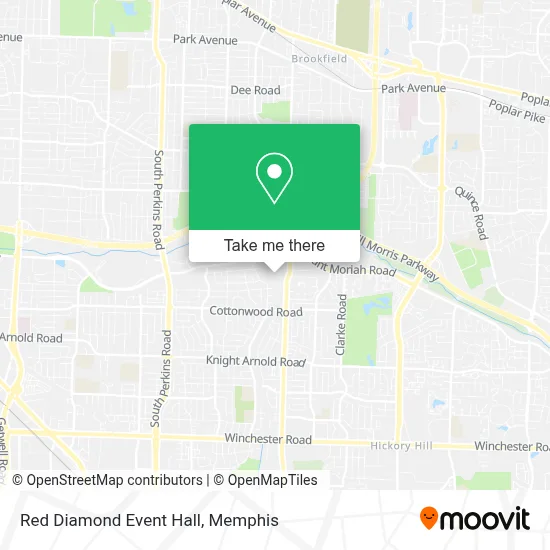 Red Diamond Event Hall map