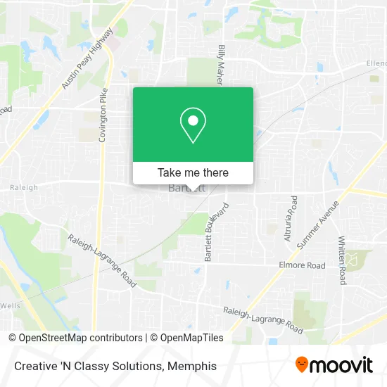 Creative 'N Classy Solutions map