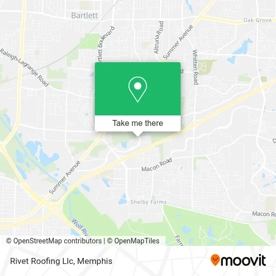 Rivet Roofing Llc map