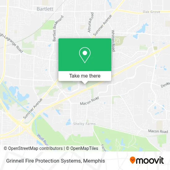 Grinnell Fire Protection Systems map