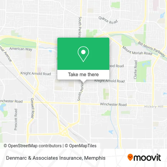 Denmarc & Associates Insurance map