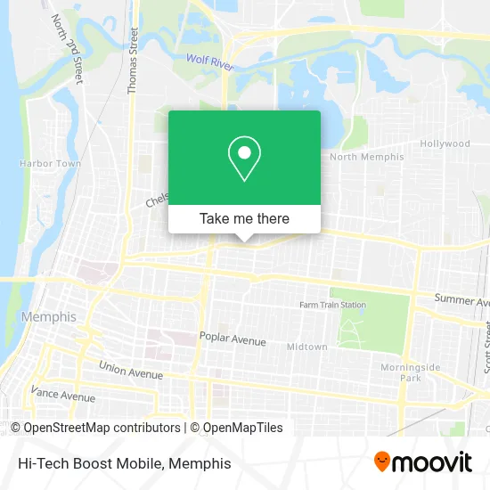 Hi-Tech Boost Mobile map
