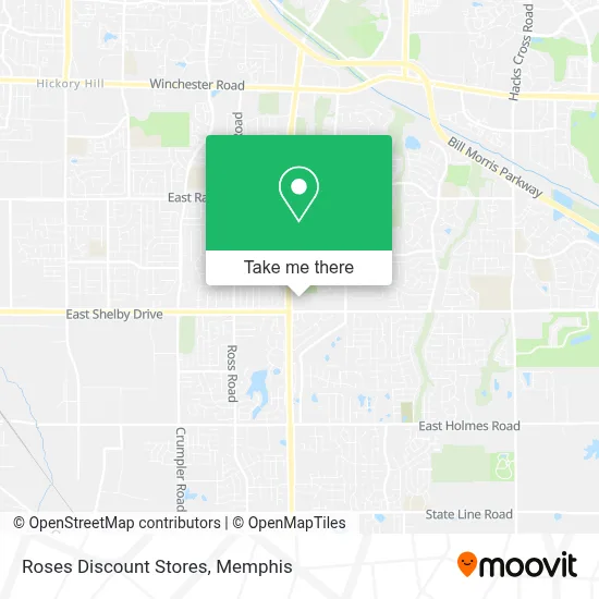 Roses Discount Stores map
