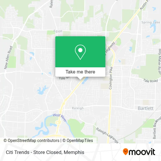 Citi Trends - Store Closed map