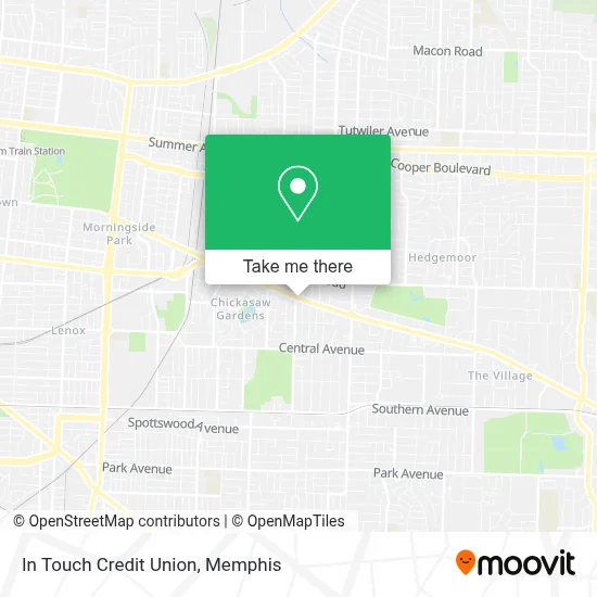 In Touch Credit Union map
