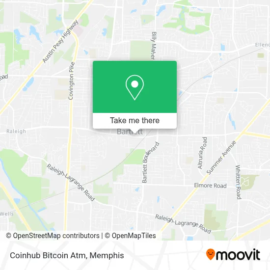 Coinhub Bitcoin Atm map