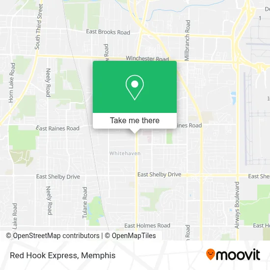 Red Hook Express map
