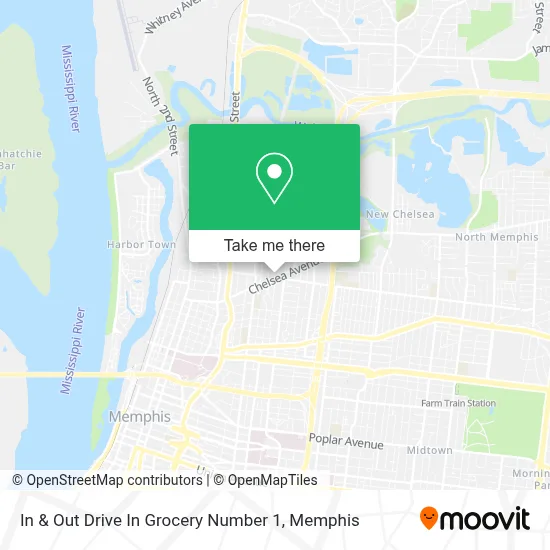 In & Out Drive In Grocery Number 1 map
