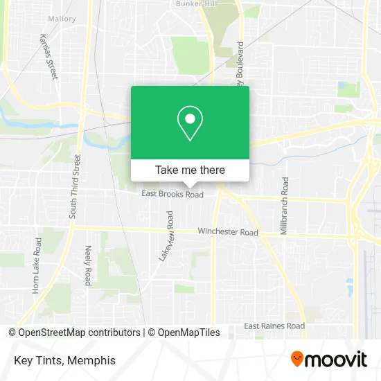 Key Tints map