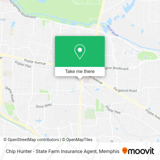 Chip Hunter - State Farm Insurance Agent map