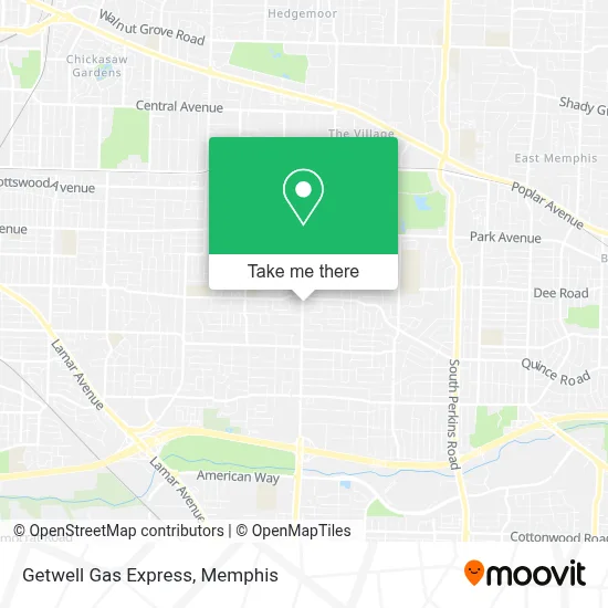 Getwell Gas Express map
