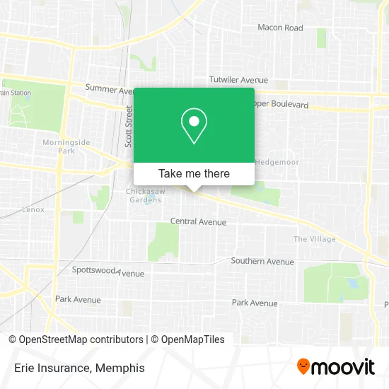 Erie Insurance map