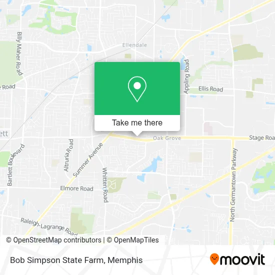 Bob Simpson State Farm map