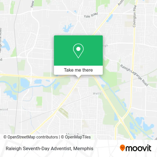 Raleigh Seventh-Day Adventist map