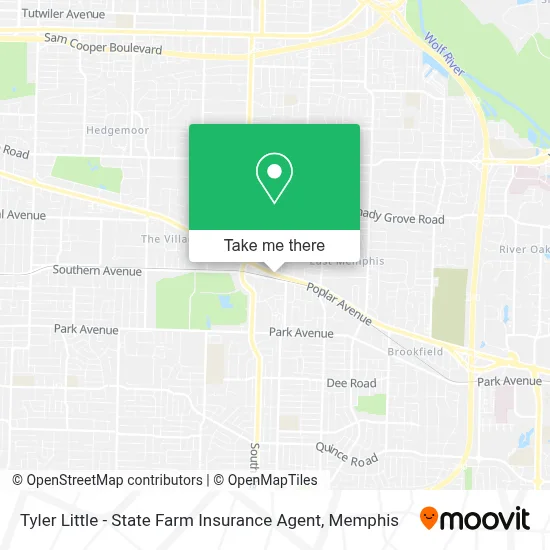 Tyler Little - State Farm Insurance Agent map