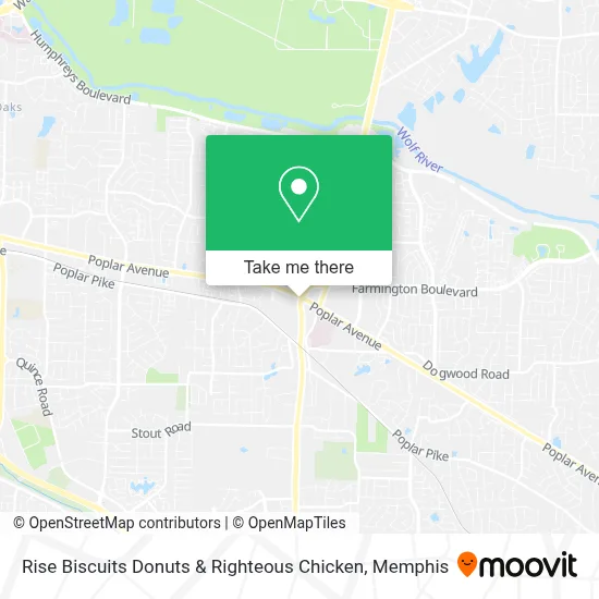Rise Biscuits Donuts & Righteous Chicken map