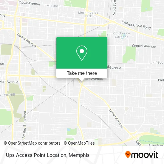 Ups Access Point Location map