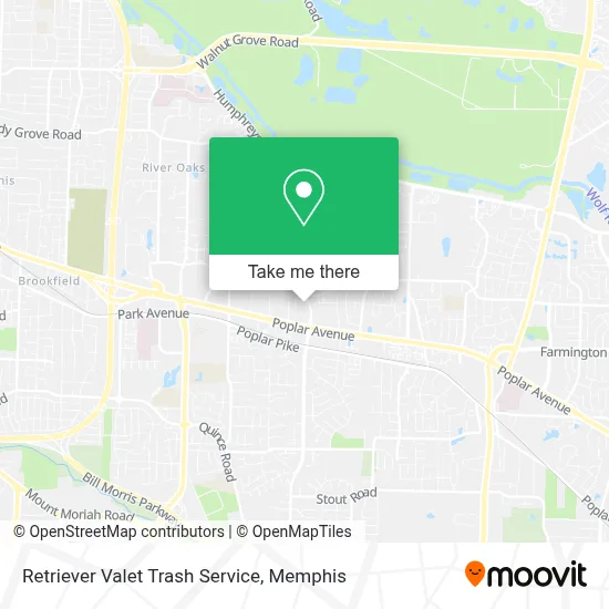 Retriever Valet Trash Service map