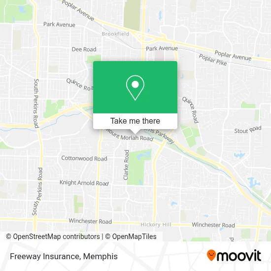Freeway Insurance map