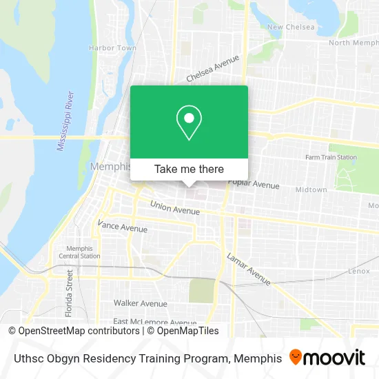 Uthsc Obgyn Residency Training Program map