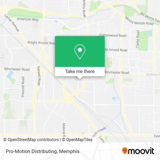 Pro-Motion Distributing map