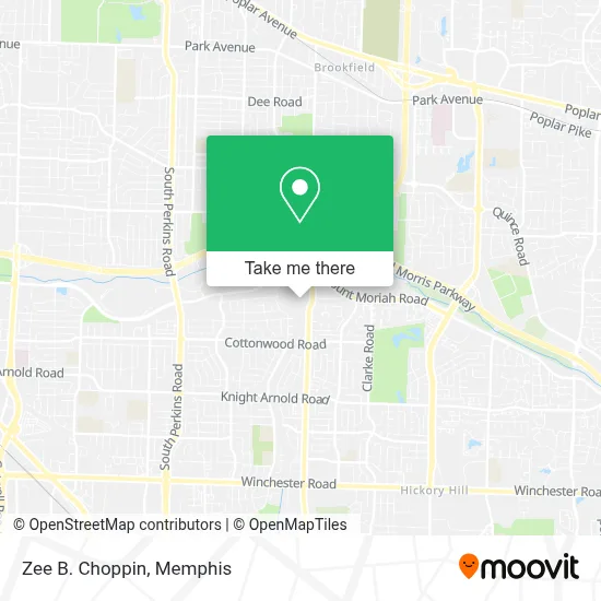 Zee B. Choppin map