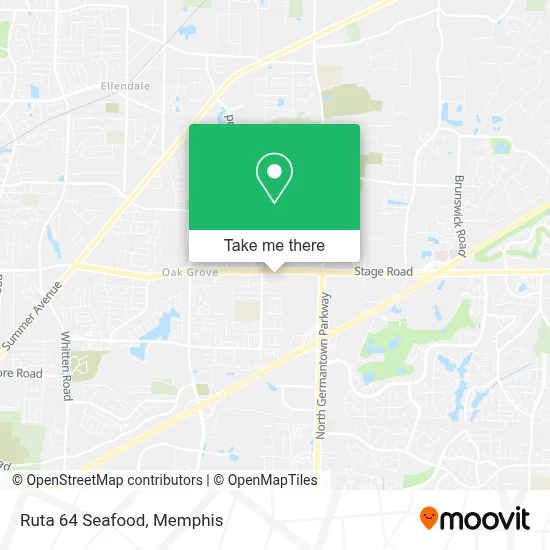 Ruta 64 Seafood map
