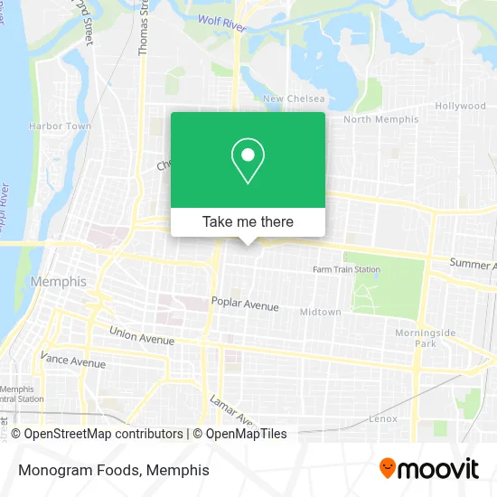 Monogram Foods map
