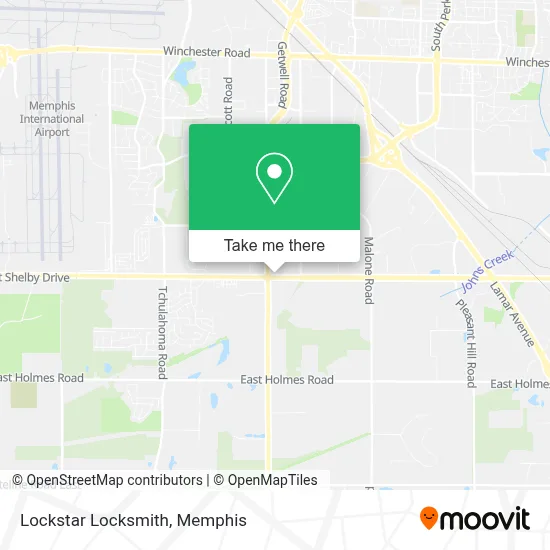Lockstar Locksmith map