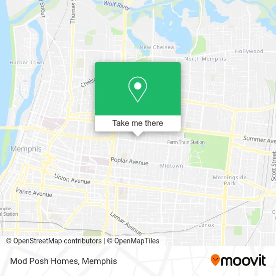 Mod Posh Homes map