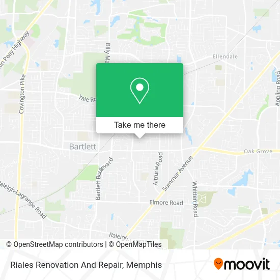 Riales Renovation And Repair map