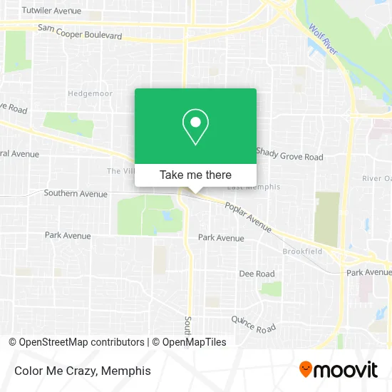 Color Me Crazy map