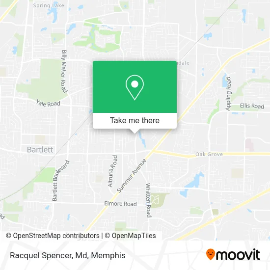 Racquel Spencer, Md map