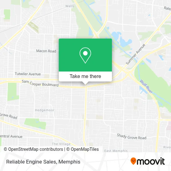 Reliable Engine Sales map