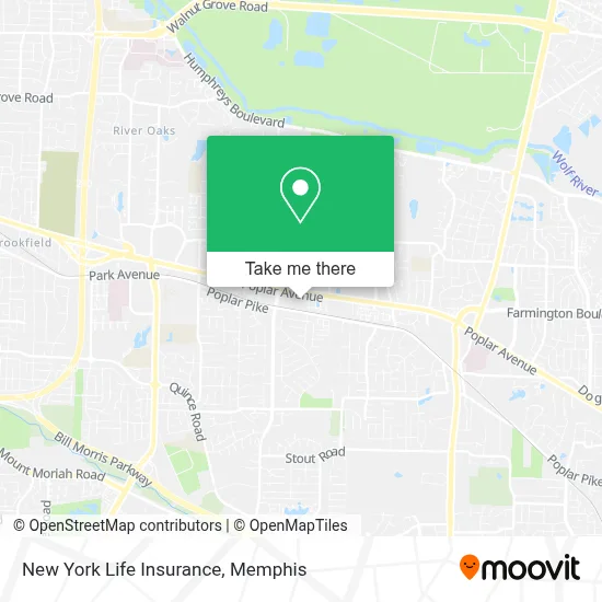 New York Life Insurance map