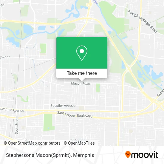 Stephersons Macon(Sprmkt) map