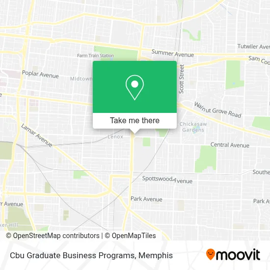 Cbu Graduate Business Programs map