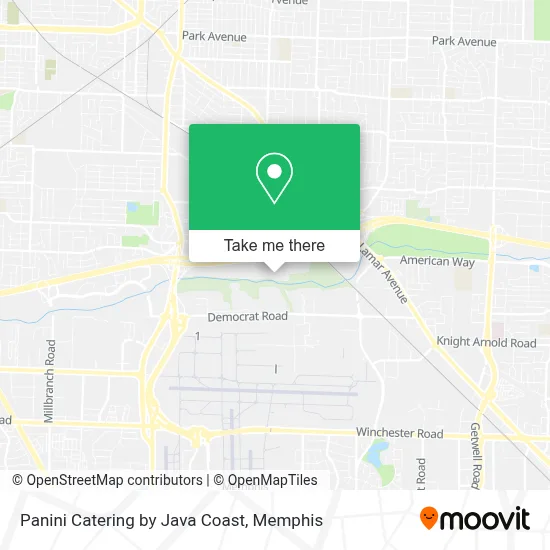 Panini Catering by Java Coast map
